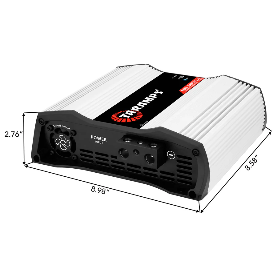 MD 3000.1, 3000w RMS, 1channel 1Ω/2Ω/4Ω - Image 4