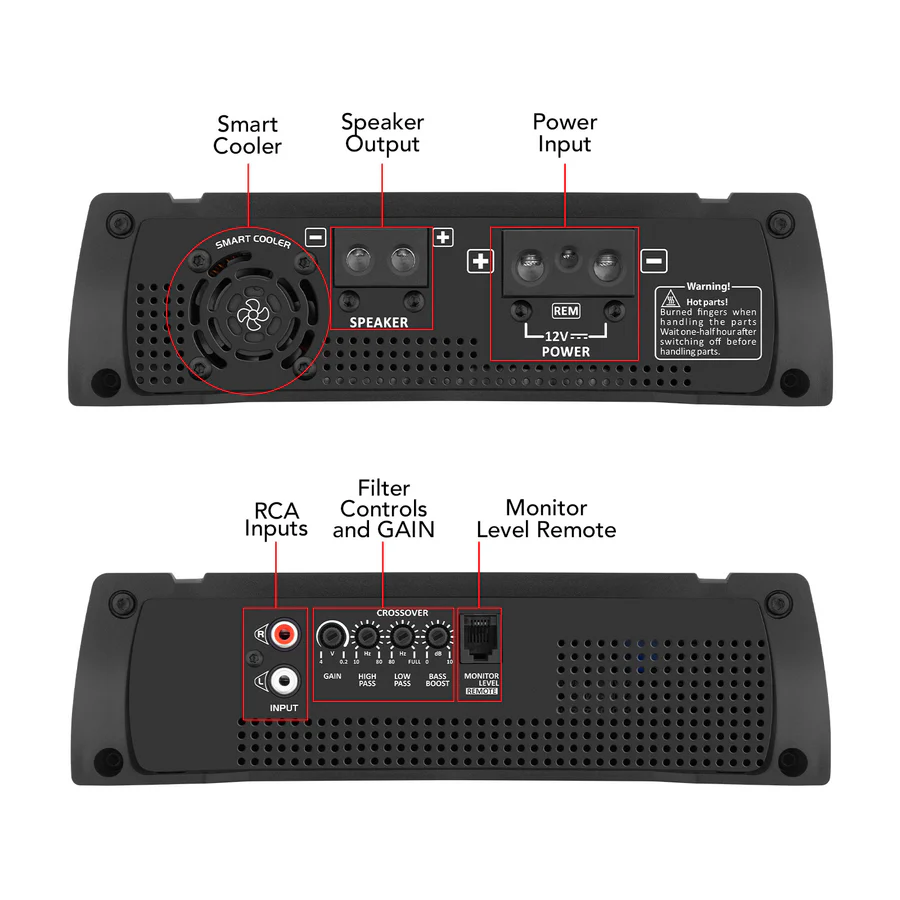 HD 2000, 2000w RMS, 1channel 1Ω/2Ω/4Ω - Image 9