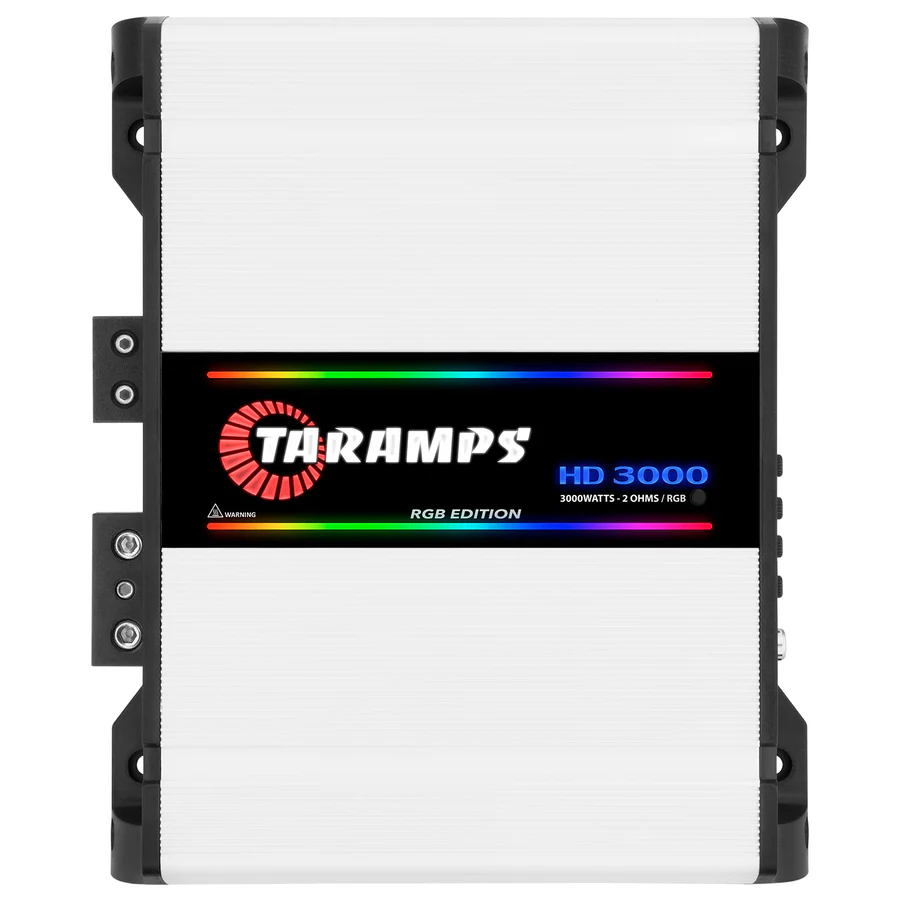 HD 3000 RGB EDITION, 3000w RMS, 1channel 1Ω/4Ω
