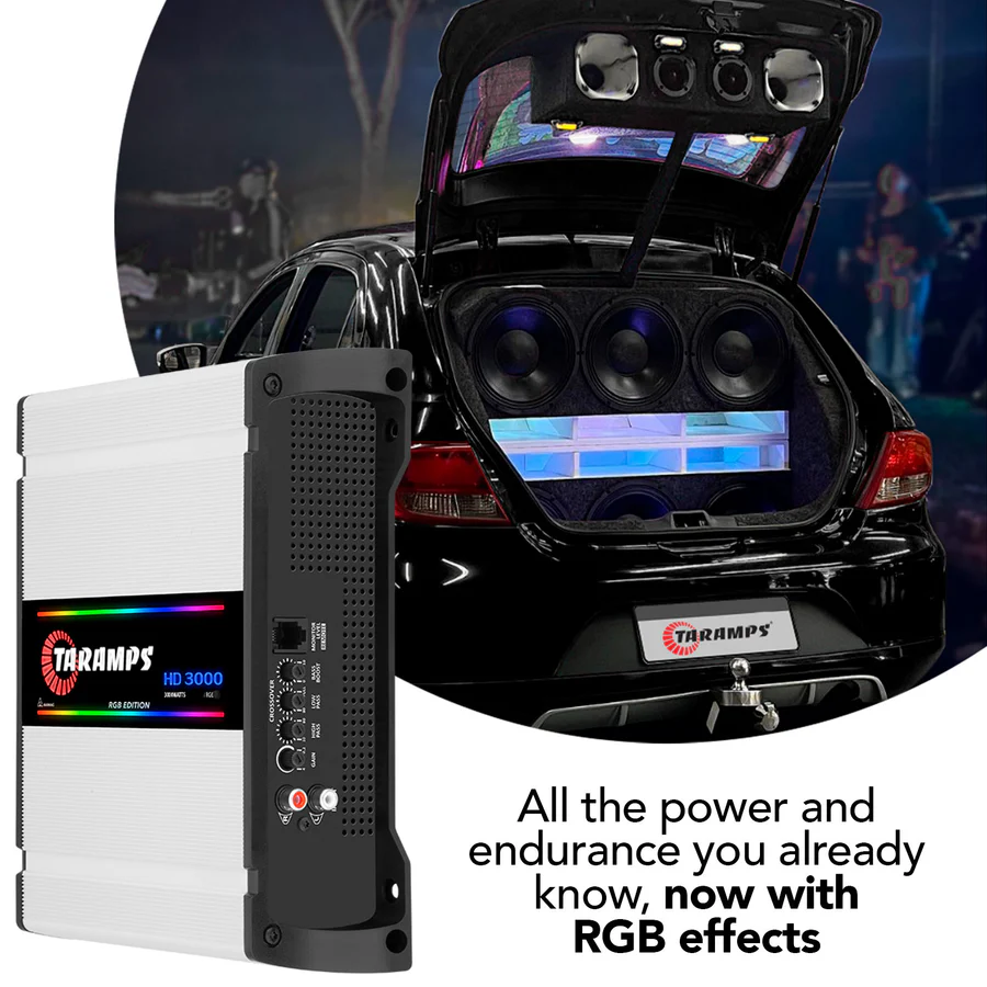 HD 3000 RGB EDITION, 3000w RMS, 1channel 1Ω/4Ω - Image 12