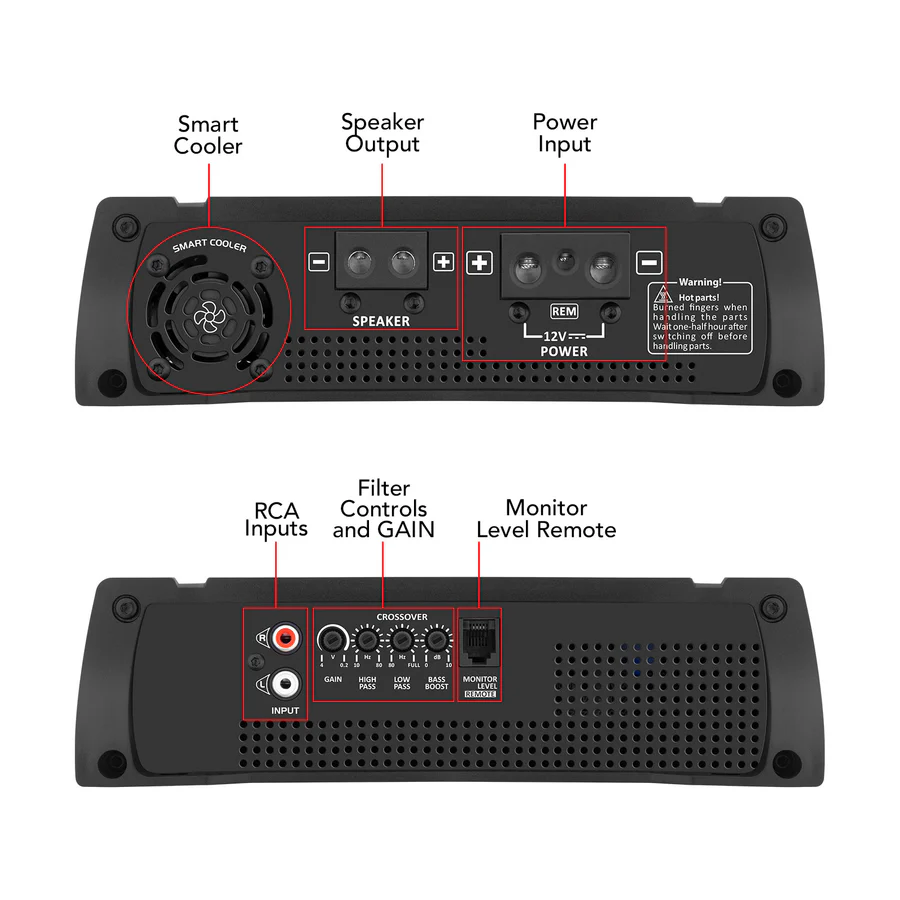 HD 3000 RGB EDITION, 3000w RMS, 1channel 1Ω/4Ω - Image 10